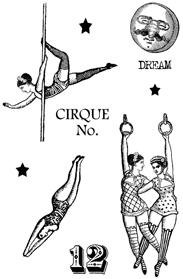 Cirque Stamp Set 12