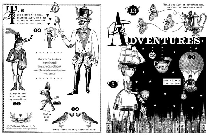 Adventures in Tea Front and Back Cover