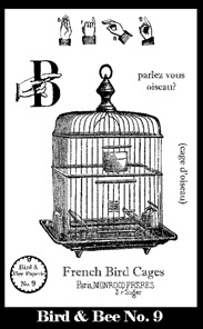 Bird & Bee Paperie Stamp Set 9 small
