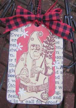 Vintage Christmas Tag 2