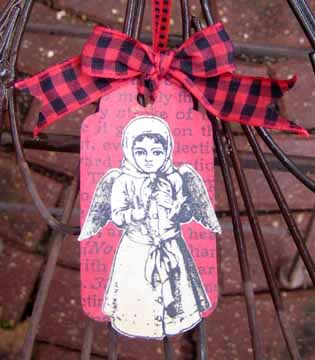 Vintage Christmas Tag 3