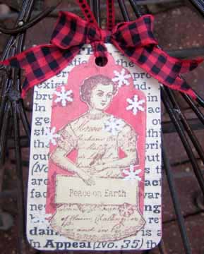 Vintage Christmas Tag 4