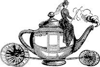 Lady in Teapot Coach