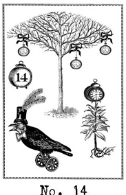 Timekeeper's Garden Stamp Set 14 small