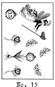 Timekeeper's Garden Stamp Set 15 small